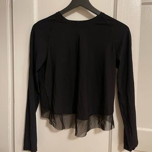 lululemon open back longsleeve
